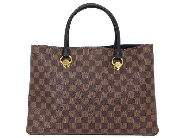 4 Louis Vuitton LV Riverside Damier Taurillon Leather Brown Black