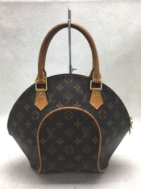 4 Louis Vuitton Ellipse PM Hand Bag Monogram Canvas PVC Brown