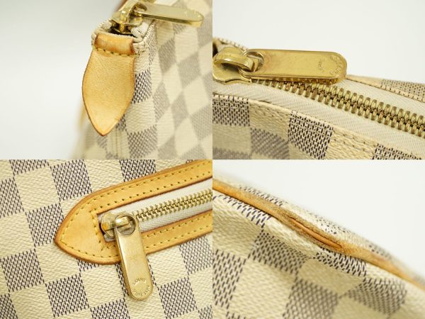 4 Louis Vuitton Saleya MM Damier Azur Tote Bag Handbag