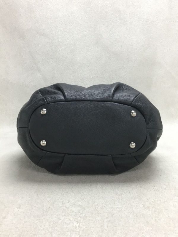 4 Prada Tote Bag Leather Black Plain Bag