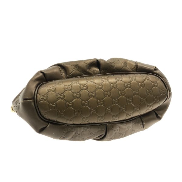 4 Gucci Sukiy Simaline Handbag Bronze Leather