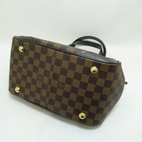 4 Louis Vuitton Verona PM Shoulder Bag Canvas Damier Ebene Brown