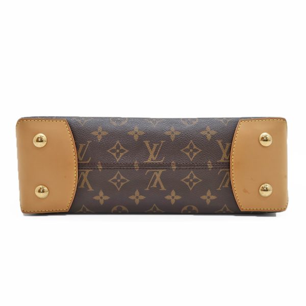 4 Louis Vuitton Wilshire PM Hand Bag Monogram Canvas Brown Gold Hardware