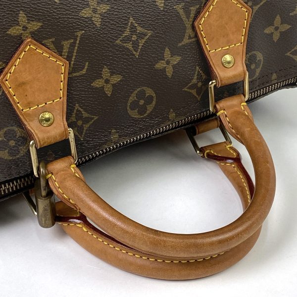 4 Louis Vuitton Speedy 30 Handbag Monogram Brown