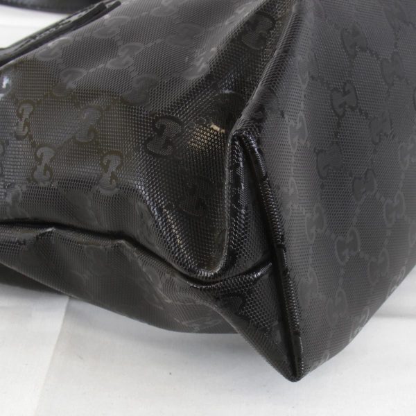 4 Gucci Imprime Tote Shoulder Bag Black