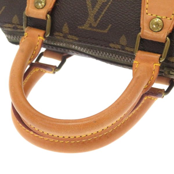 4 Louis Vuitton Monogram Mini Speedy 2 Way Handbag