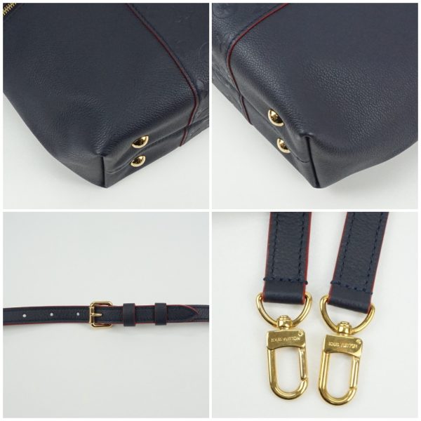 4 Louis Vuitton Emplant Melie Marine Rouge Navy Hobo Bag