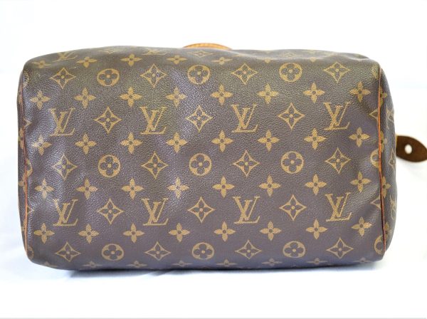 4 Louis Vuitton Speedy 30 Monogram Brown Handbag