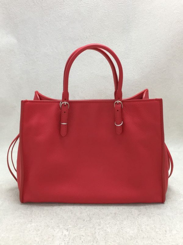 4 Balenciaga Handbag Leather Red Plain