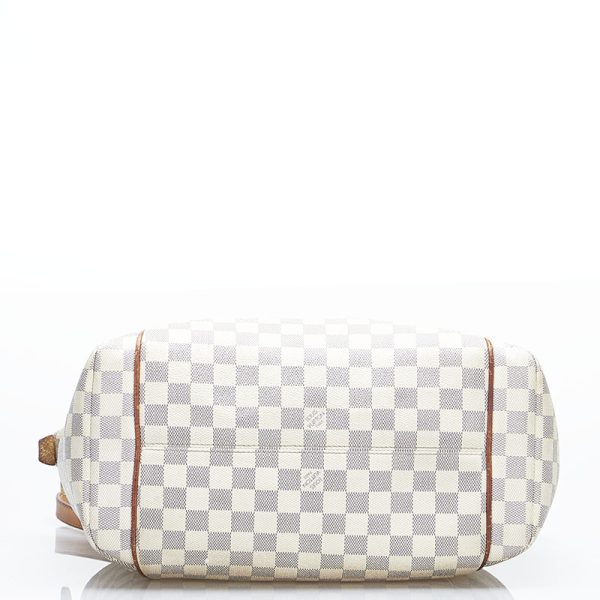 4 Louis Vuitton Damier Azur Totally PM Shoulder Bag White