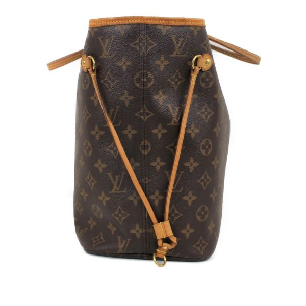 4 Louis Vuitton Neverfull MM Handbag Tote Bag Monogram Brown