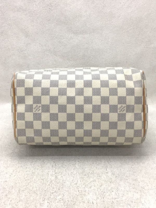 4 Louis Vuitton Speedy Damier Azur White PVC