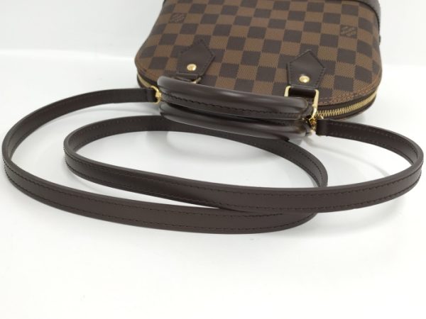 4 Louis Vuitton Alma BB 2 Way Shoulder Bag Damier Ebene