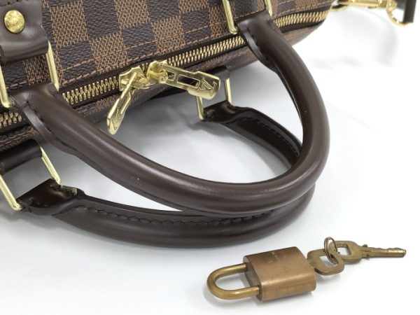 4 Louis Vuitton Speedy Bandouliere 30 2 Way Shoulder Bag Damier Ebene