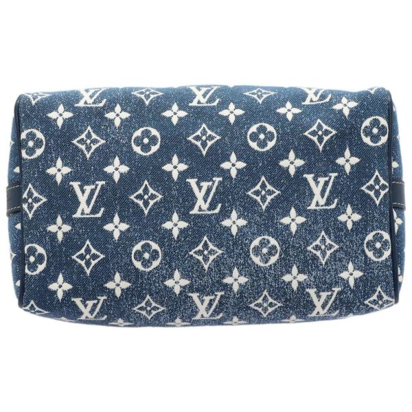 4 Louis Vuitton Monogram Jacquard Denim Speedy Bandouliere 25