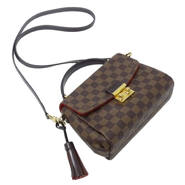 4 Louis Vuitton Damier Shoulder Bag Handbag Croisette