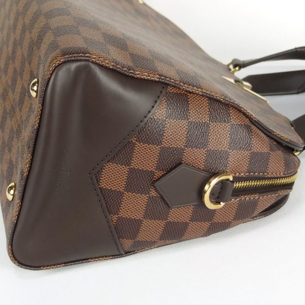 4 Louis Vuitton Kensington Bowling 2way Bag Handbag Damier Ebene