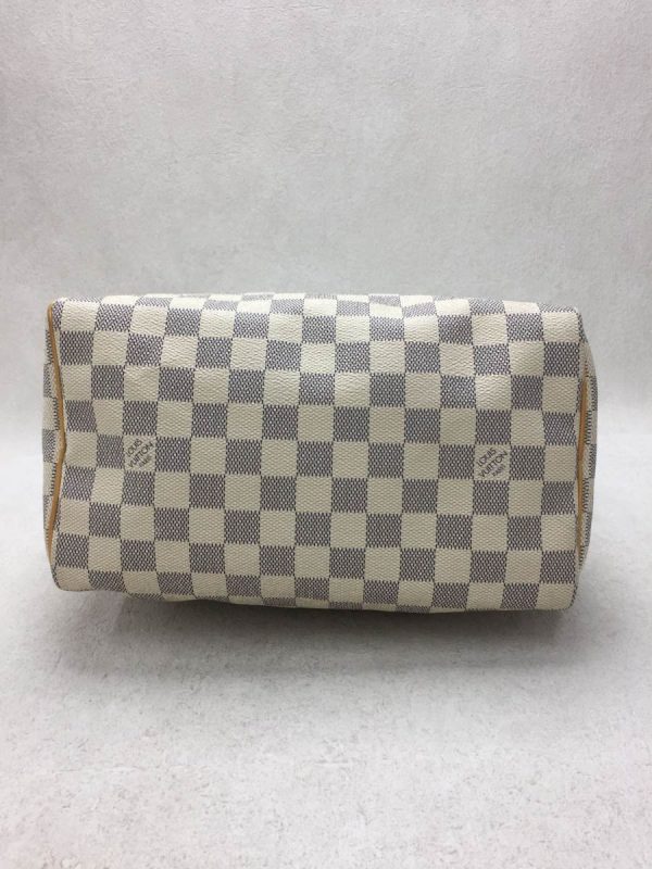 4 Louis Vuitton Speedy Bandouliere 25 Damier Azur Mini Boston