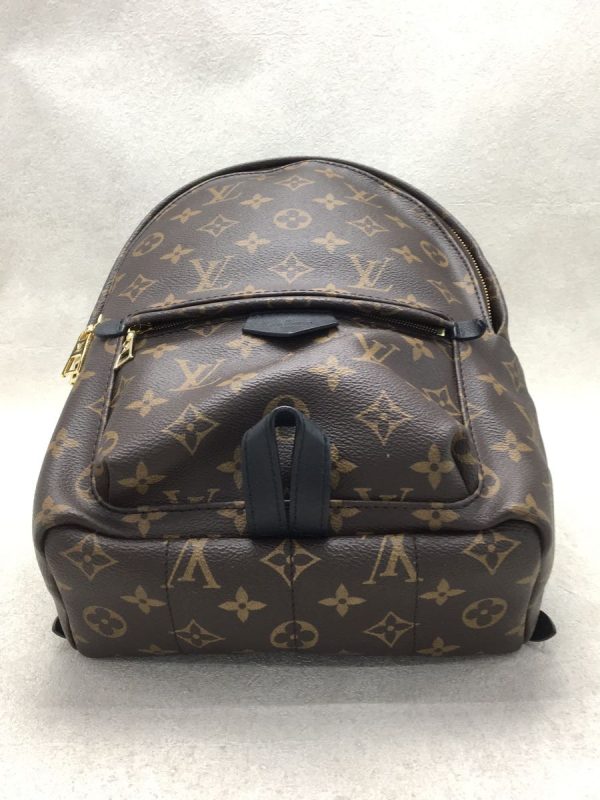 4 Louis Vuitton Palm Springs Backpack MM Monogram Rucksack Overall Pattern Bag Brown