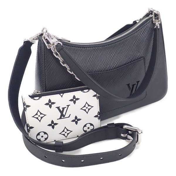 432702 01 Louis Vuitton Epi Marrel 2WAY Bag Noir Shoulder Bag