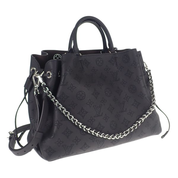 437344 01 Louis Vuitton Bella Tote 2Way Bag Mahina Black