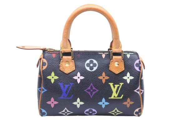 46627 1 Louis Vuitton Mini Speedy Handbag Monogram Canvas Multicolor