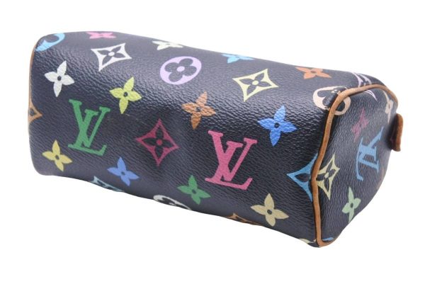 46627 3 Louis Vuitton Mini Speedy Handbag Monogram Canvas Multicolor