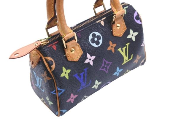 46627 4 Louis Vuitton Mini Speedy Handbag Monogram Canvas Multicolor