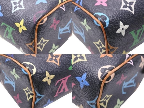 46627 8 Louis Vuitton Mini Speedy Handbag Monogram Canvas Multicolor