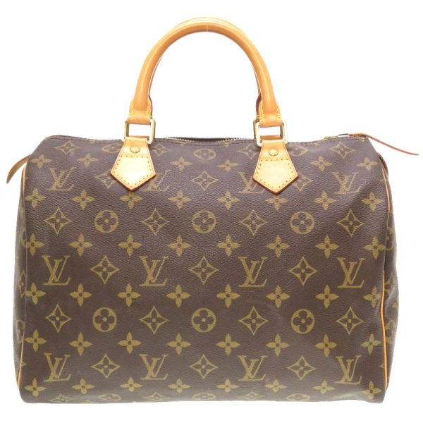 4i0090gg5 1 Louis Vuitton Monogram Speedy 30 Handbag Brown