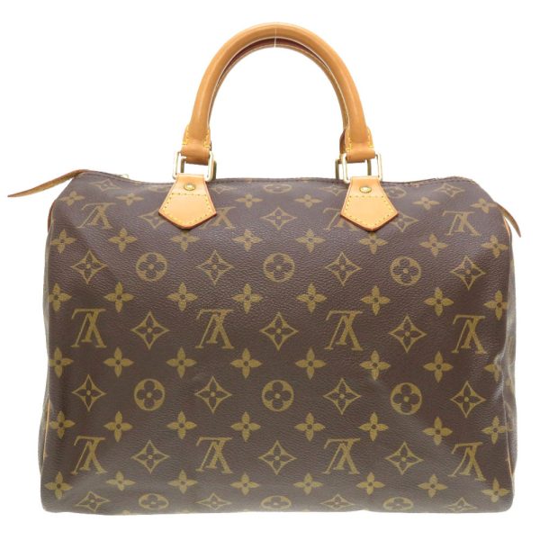 4i0090gg5 2 Louis Vuitton Monogram Speedy 30 Handbag Brown