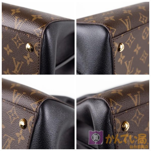 5 Louis Vuitton Florine Noir Monogram 2way Handbag Shoulder Bag