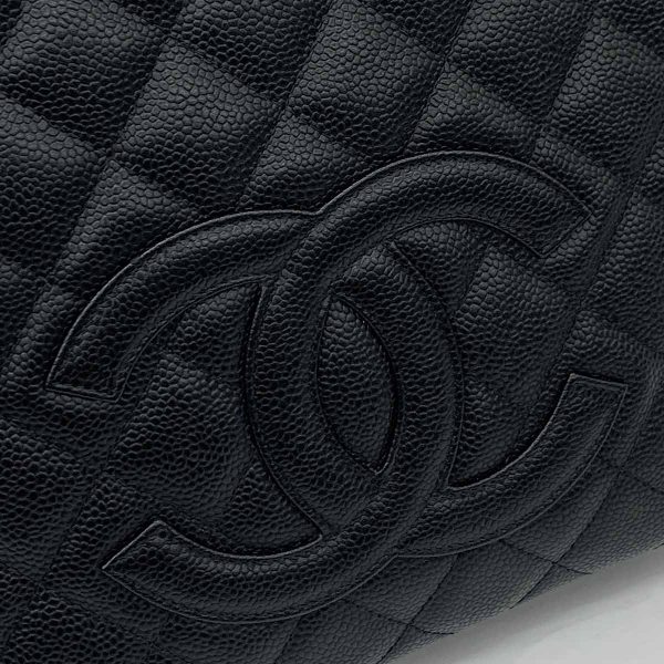 5 Chanel Pst Tote Bag Black Caviar