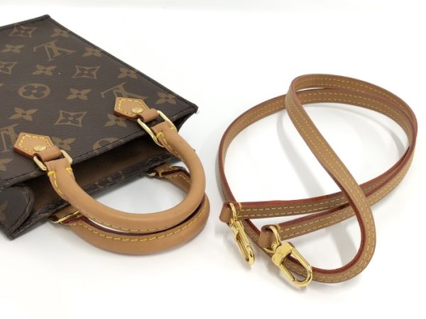 5 Louis Vuitton Petit Sac Plat 2 Way Shoulder Bag Monogram