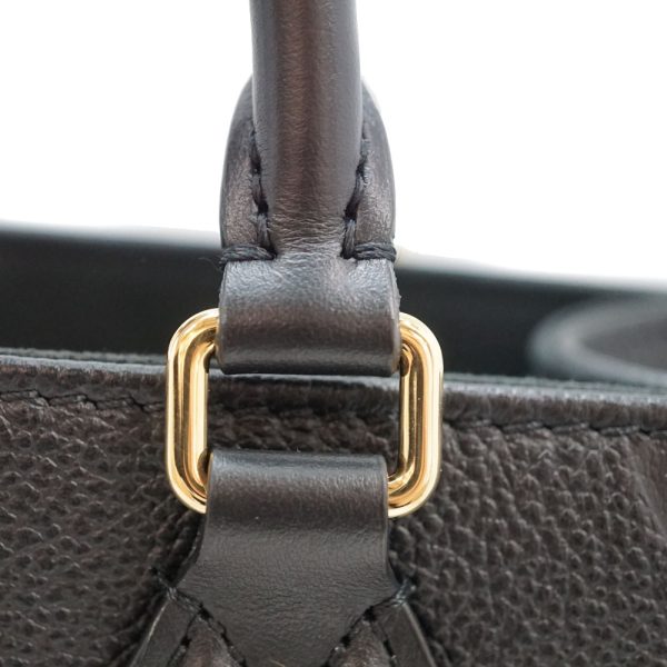 5 Louis Vuitton On The Go PM 2way Bag Black Noir Leather Amplant