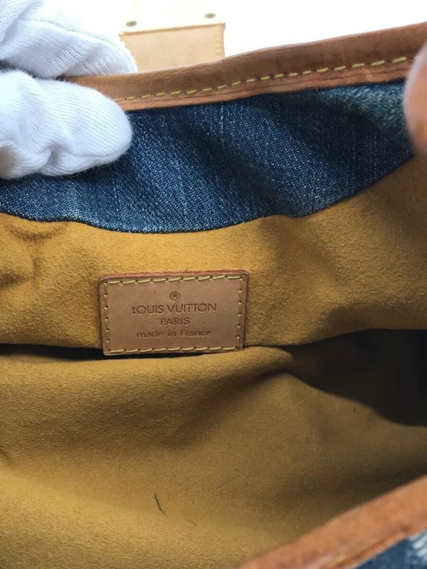 5 Louis Vuitton Pleaty Monogram Denim Shoulder Bag