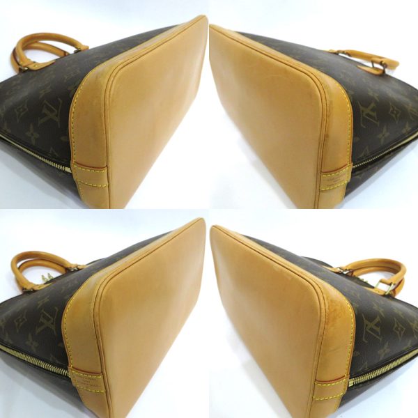 5 Louis Vuitton Alma PM Monogram Handbag AB Rank