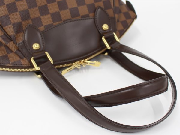 5 Louis Vuitton Verona PM Handbag Damier Leather Ebene Brown