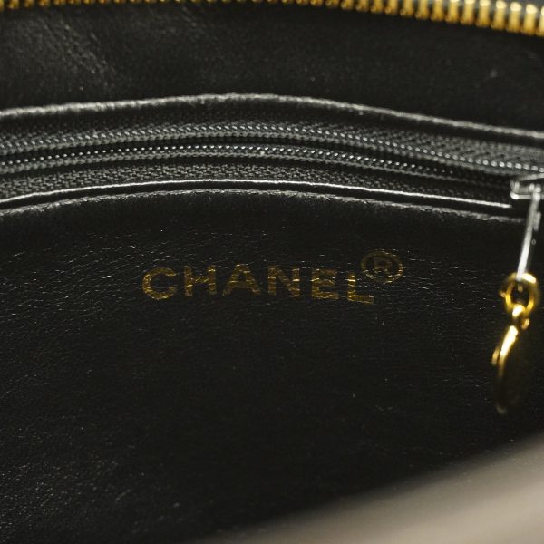 5 Chanel Tote Bag Lambskin Black