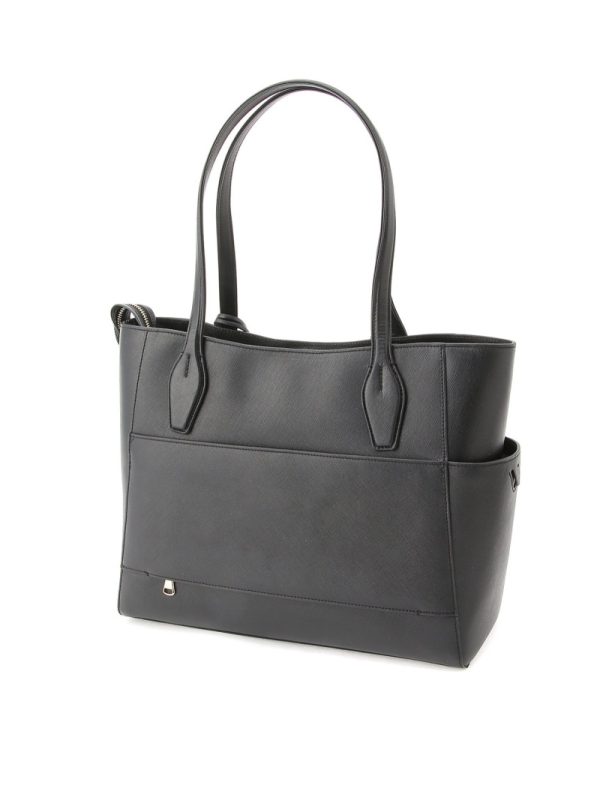 5 Loward PID Leather Tote Black Gray Brown