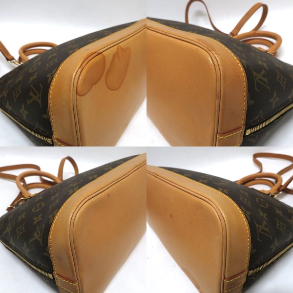 5 Louis Vuitton Bag Alma Monogram AB Rank Brown