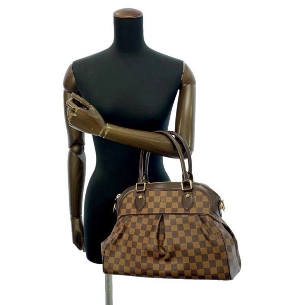 5 Louis Vuitton Handbag Damier Ebene Trevi PM 2way Shoulder Bag