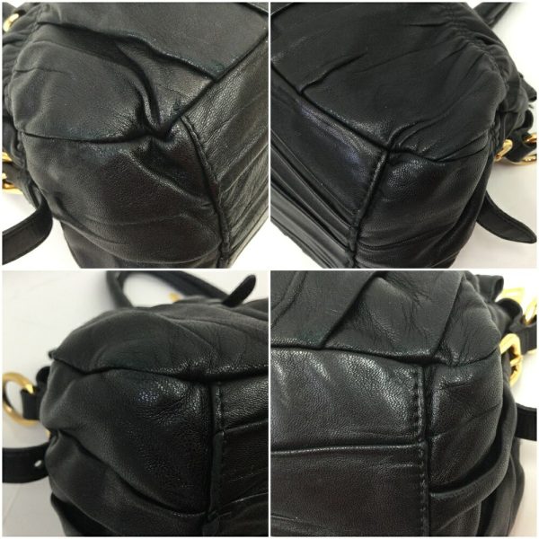 5 Prada Shoulder Bag Handbag Black