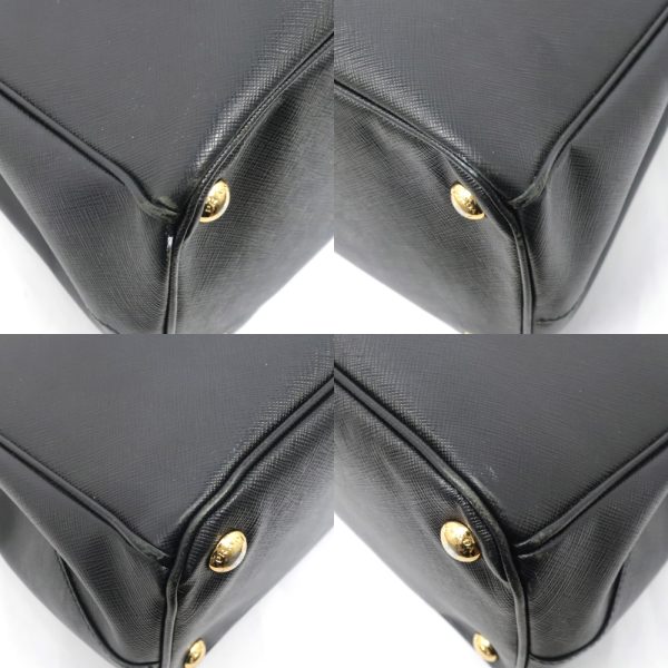 5 Prada Handbag Saffiano Leather Nero Black