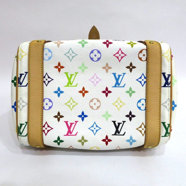 5 Louis Vuitton Monogram Priscilla Bag Multicolor White