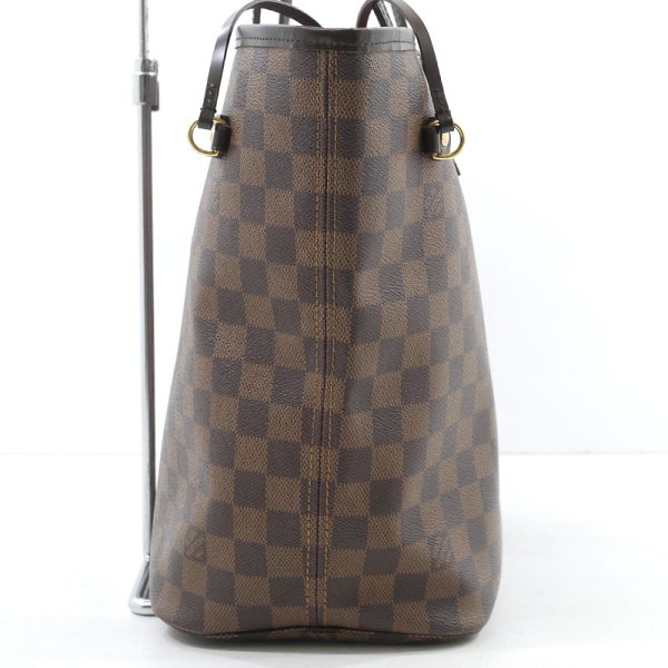 5 Louis Vuitton Damier Neverfull MM Tote Bag Brown