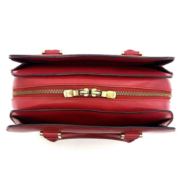 5 Louis Vuitton Pont Neuf Leather Bag Red