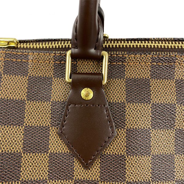 5 Louis Vuitton Speedy Boston Bag Damier Ebene Canvas Brown