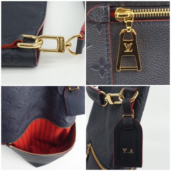 5 Louis Vuitton Emplant Melie Marine Rouge Navy Hobo Bag