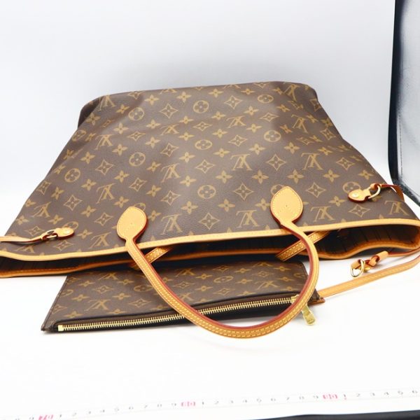 5 Louis Vuitton Neverfull MM Tote Bag Shoulder Pouch